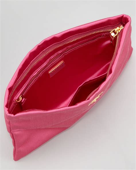 prada pink satin clutch|prada alabaster pink satin bag.